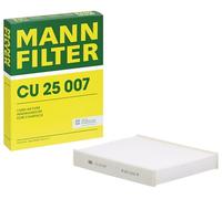 Cabin filter below the middle console Particulate Filter CU 25 007 MANN-FILTER