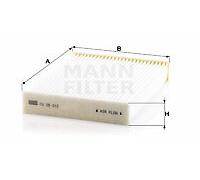 MANN-FILTER CU 25 012 Cabin Air Filter - for Cars + Transporters