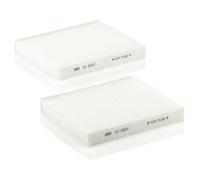 MANN-FILTER CU 2533-2 Cabin Air Filter (set of 2) - for Cars + Transporters
