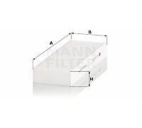 Cabin filter below the middle console Particulate Filter CU 26 025-2 MANN-FILTER