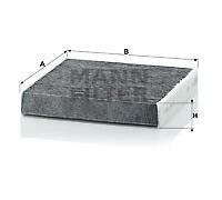 MANN-FILTER CUK 1827 Filter, cabin air for DAIHATSU,FIAT,HINO,MARUTI SUZUKI