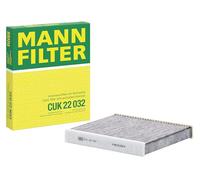 MANN-FILTER Cabin Air Filter CUK 22 032 – Activated Carbon – Behind Glove Compartment
