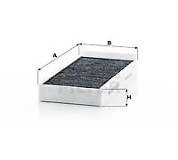 MANN-FILTER Cabin Air Filter CUK 23 005-2 Activated Carbon Pollen - Set of 2 for BMW MINI