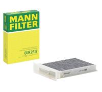 MANN-FILTER CUK 2317 Cabin Air Filter - Pollen Filter with Activated Carbon - for Cars + Transporters