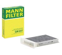 MANN-FILTER CUK 2317 Cabin Air Filter - Pollen Filter with Activated Carbon - for Cars + Transporters