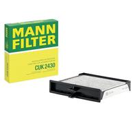 MANN-FILTER CUK 2430 Cabin Air Filter - Pollen Filter with Activated Carbon - for Cars + Transporters