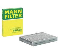 MANN-FILTER CUK 2433 Cabin Air Filter - Pollen Filter with Activated Carbon - for Cars + Transporters