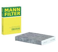 MANN-FILTER CUK 25 012 Cabin Air Filter - Pollen Filter with Activated Carbon - for Cars + Transporters