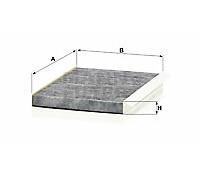 MANN-FILTER CUK 2532 Cabin Air Filter - Pollen Filter with Activated Carbon - for Cars + Transporters