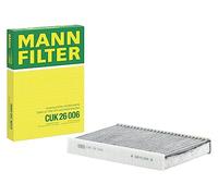 MANN-FILTER CUK 26 006 Cabin Air Filter - Pollen Filter with Activated Carbon - for Cars + Transporters