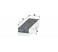 MANN-FILTER CUK 26 025-2 Filter, interior air for CITROËN,DS,JEEP,OPEL,PEUGEOT