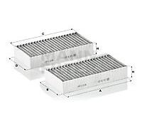 MANN-FILTER CUK 26 028-2 Filter, interior air for MERCEDES-BENZ