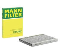 MANN-FILTER CUK 2862 Cabin Air Filter - Pollen Filter with Activated Carbon - for Cars + Transporters