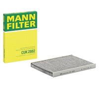 MANN-FILTER CUK 2882 Cabin Air Filter - Pollen Filter with Activated Carbon - for Cars + Transporters