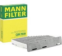 MANN-FILTER CUK 2939 Interior Filter - Pollen filter with active charcoal For passenger cars - For left hand side driving passenger cars