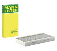 MANN-FILTER CUK 3240 Cabin Air Filter - Pollen Filter with Activated Carbon - for Cars + Transporters