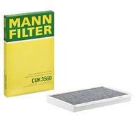 MANN-FILTER CUK 3569 Cabin Air Filter - Pollen Filter with Activated Carbon - for Cars + Transporters