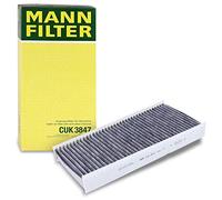 MANN-FILTER, CUK 3847 Cabin Air Filter, Activated Carbon | For Passenger Cars, Dust and Pollen Filtration, Odor reduction, True OE Engineering