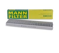 MANN-FILTER Cabin Air Filter CUK 5141 - Pollen Filter with Activated Carbon H35mm L509mm