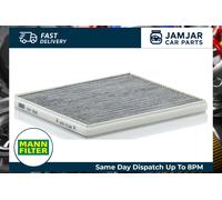 MANN-FILTER CUK 1828 Air Filter with Active Charcoal, 19.6 x 21.6 x 1.7 cm, Flat, Paper, 0.12 kg