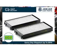 MANN-FILTER CUK 2941-2 Cabin Air Filter - Pollen Filter with Activated Carbon - (set of 2) for Cars + Transporters