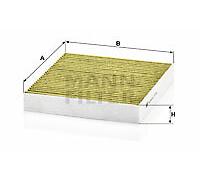 MANN-FILTER FP 2141 Cabin Air Filter - FreciousPlus Biofunctional Pollen Filter - for Cars + Transporters