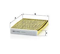 MANN-FILTER FP 25 012 Cabin Air Filter - FreciousPlus Biofunctional Pollen Filter - for Cars + Transporters