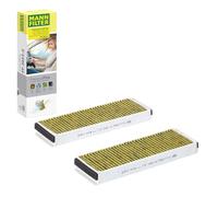 MANN-FILTER Cabin Air Filter FP 3023-2 FreciousPlus Pollen Filter - Set of 2 for Audi, VW