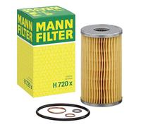 Oil filter Filter Insert H 720 x MANN-FILTER for MERCEDES-BENZ PUCH