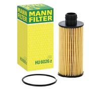 MANN-FILTER, HU 6026 z Oil Filter | For Passenger Cars, Highest Filtration Performance, Engine Protection, High Quality Sealing, True OE Engineering