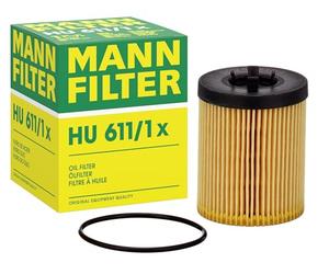 MANN-FILTER HU 611/1 x Oil Filter - CARS + TRANSPORTERS | For cars, high filtration performance, optimal engine protection, high-quality seal, genuine OE technology