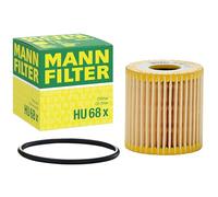 MANN-FILTER HU 68 x Oil Filter - CARS + TRANSPORTERS | For cars, high filtration performance, optimal engine protection, high-quality seal, genuine OE technology