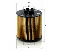 MANN-FILTER HU 712/6 x Oil Filter for AUDI,SEAT,SKODA,VW