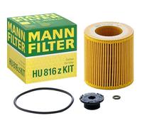 MANN-FILTER, HU 816 z KIT Oil Filter | For Passenger Cars, Highest Filtration Performance, Engine Protection, High Quality Sealing, True OE Engineering