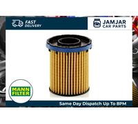 MANN-FILTER Oil Filter Insert HU 8016 - 70mm OD 27mm ID 73mm H - for Opel Astra K, Astra K Estate