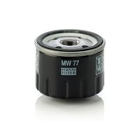 MANN-FILTER Oil Filter MW 77 — For Motorcycles (Fits Aprilia, Ducati, Piaggio, Peugeot)