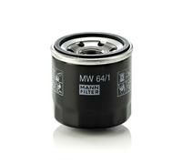 MANN Filter MW64/1 Oil Filter Spin-On 66mm Outer ⌀ With One Anti-Return Valve