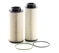 MANN-FILTER PU 10 003-2 x Fuel Filter (set of 2) - for Trucks + Buses