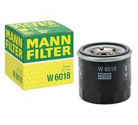 MANN-FILTER, W 6018 Oil Filter | For Passenger Cars, Highest Filtration Performance, Engine Protection, High Quality Sealing, True OE Engineering