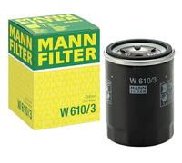 MANN-FILTER, W 610/3 Oil Filter | For Passenger Cars, Highest Filtration Performance, Engine Protection, High Quality Sealing, True OE Engineering
