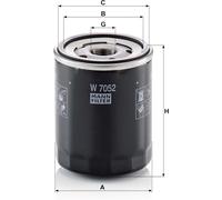 MANN-FILTER W 7052 Oil Filter - CARS + TRANSPORTERS