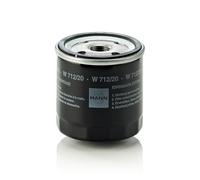Oil filter Spin-on Filter W 712/20 MANN-FILTER for AUDI 200 C2 Saloon QUATTRO