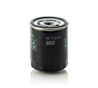 MANN-FILTER, W 712/54 Oil Filter | For Passenger Cars, Highest Filtration Performance, Engine Protection, High Quality Sealing, True OE Engineering