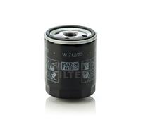 MANN-FILTER Oil filter Spin-on Filter W 712/73 Engine oil filter FORD,TOYOTA,MAZDA,Focus II Schrägheck (DA_, HCP, DP),MONDEO IV Turnier (BA7)
