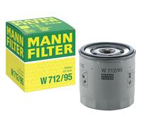 MANN FILTER W 712/95 Oil Filter for Cars Transporters White Single pack