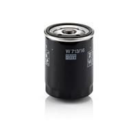 MANN-FILTER, W 713/16 Oil Filter | For Passenger Cars, Highest Filtration Performance, Engine Protection, High Quality Sealing, True OE Engineering