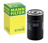 MANN-FILTER, W 719/30 Oil Filter | For Passenger Cars, Highest Filtration Performance, Engine Protection, High Quality Sealing, True OE Engineering