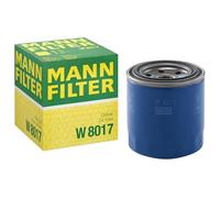 MANN Engine Oil Filter W 8017 - OE Quality - Fits Hyundai i30/i40/ix20/ix35/Santa Fe/Tucson/Kia