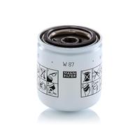 MANN-FILTER, W 87 Oil Filter | For Off-Highway, Highest Filtration Performance, Engine Protection, High Quality Sealing, True OE Engineering
