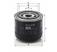 MANN-FILTER W 914/28 Oil Filter - for Cars + Transporters